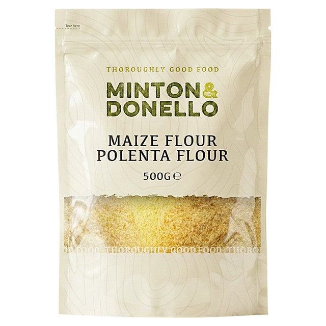 Minton & Donello polenta flour 500g, imported from the UK