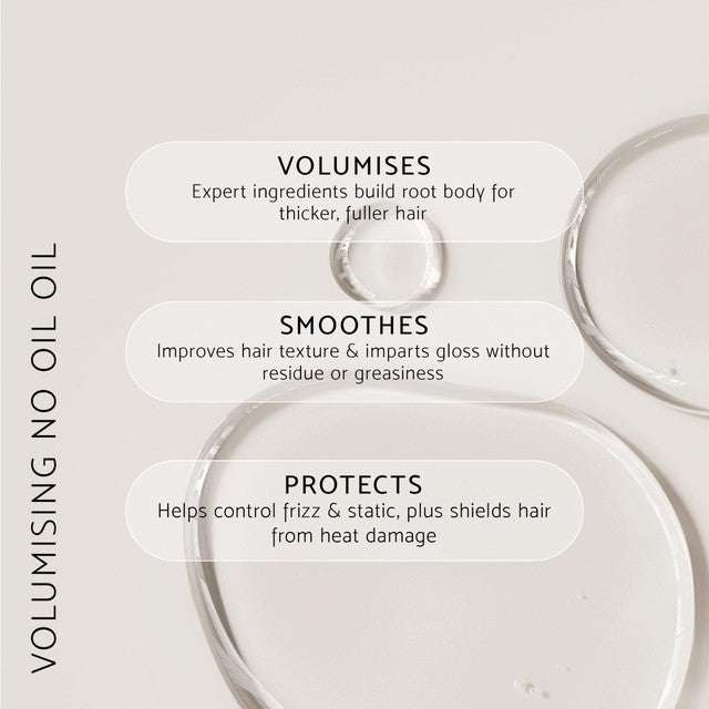 Percy & Reed Volumising No Oil Oil hair serum 60ml, imported from the UK
