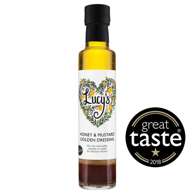 Lucy's Dressings honey and mustard golden dressing 250ml, UK version