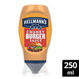 Hellmann's Chunky Burger Sauce 250 ml flaske, britisk versjon