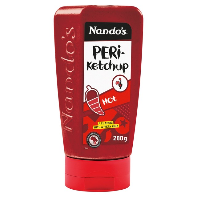 Nando's Hot PERi-Ketchup sauce, UK version