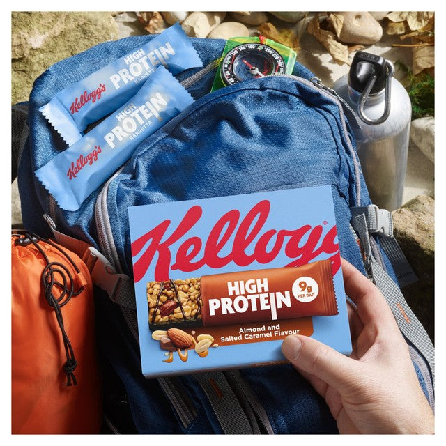 Kellogg's High Protein Salted Caramel & Almond Cereal Bar 4 x 35g, UK version