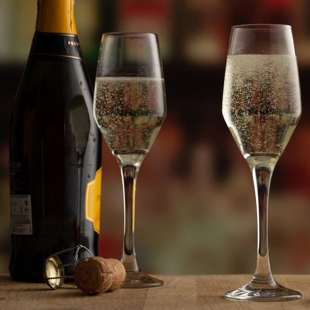 Ravenhead Majestic flute glasses set 210ml, imported from the UK