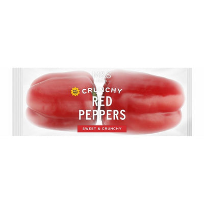 M&S Poivrons Rouges Poivrons Frais 2 par paquet