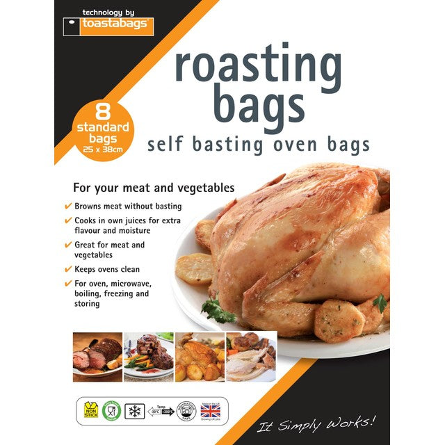 Toastabags Oven Roasting Bags Standard 8 pack (British brand)
