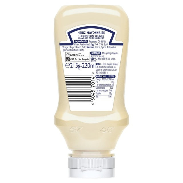 Heinz Seriously Good Mayonnaise jar (British brand)