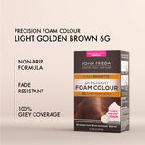John Frieda hair dye in Light Golden Brown 6G, UK version