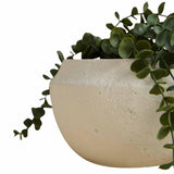 M&S string of hearts artificial plant in cement pot (British brand)