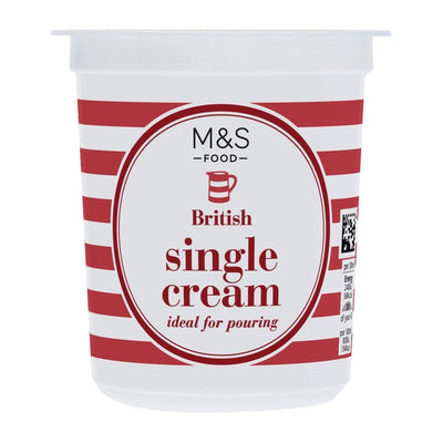 M&S Britische Single Cream 300ml