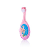 Brush-Baby Flossbrush 0-3 years baby toothbrush double pack - British product