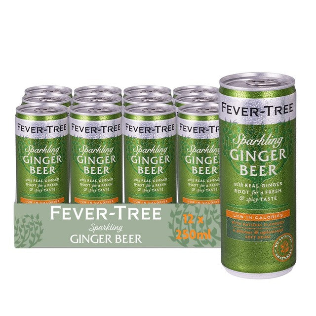 Fever-Tree Light Ginger Beer 12x250ml - British product