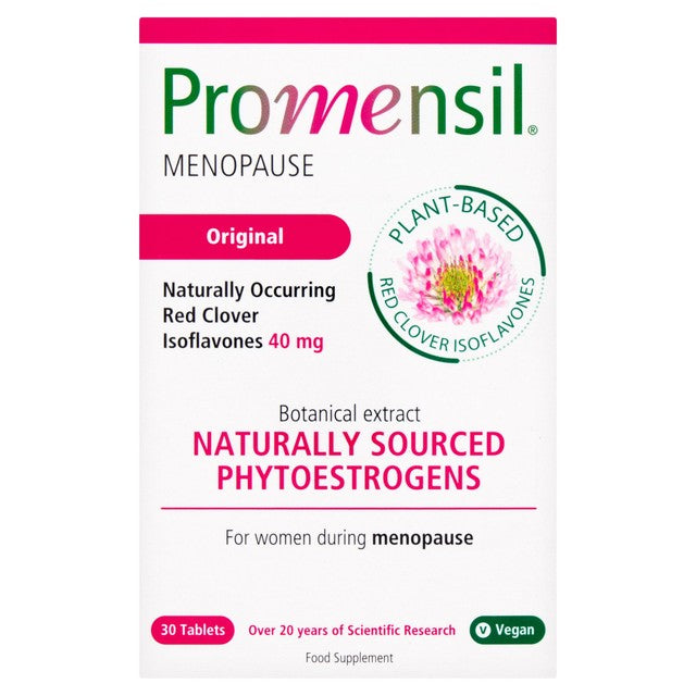 Promensil Original Formula menopause supplement tablets 30 tablets, imported from the UK
