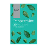 M&S peppermint teabags 20 teabags, imported from the UK