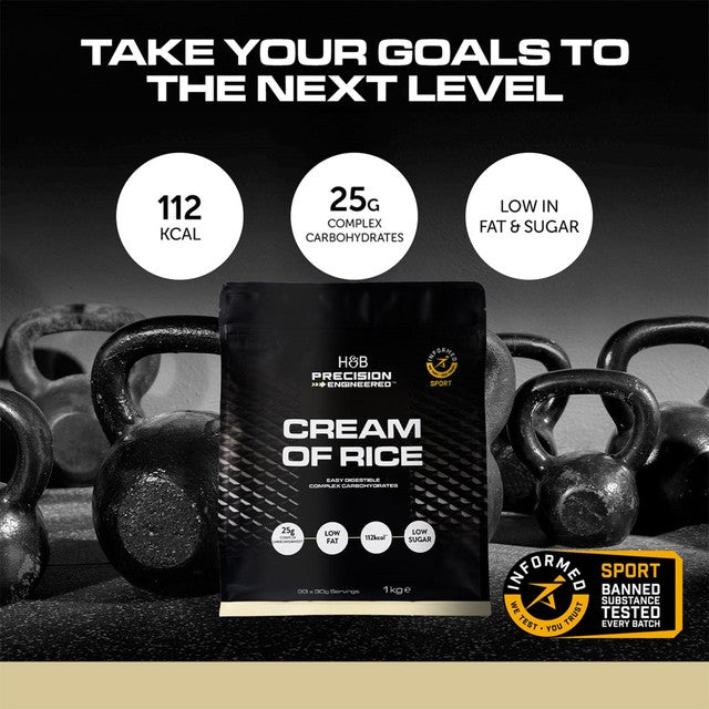 Precision Engineered cream of rice unflavoured 1000g, UK version