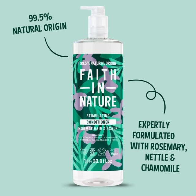 Faith In Nature rosemary conditioner 1L - British product