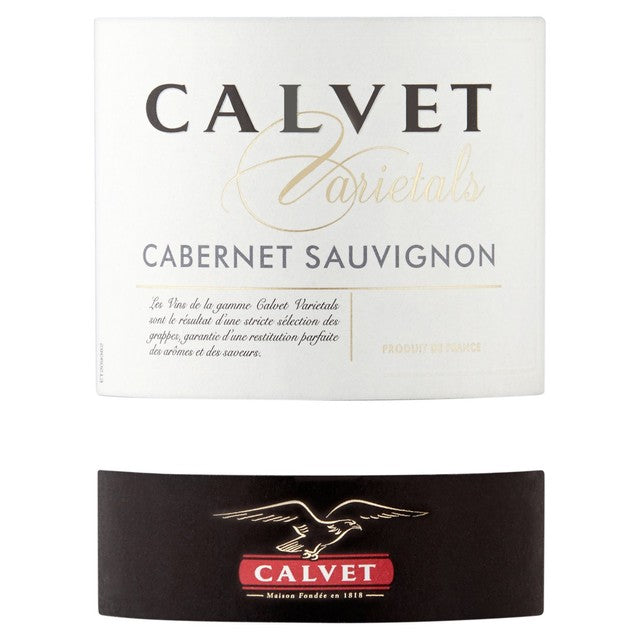 Calvet Cabernet Sauvignon red wine 75cl - British product