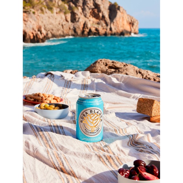 Damm Brewery Rosa Blanca lager beer 6 x 330ml, imported from the UK