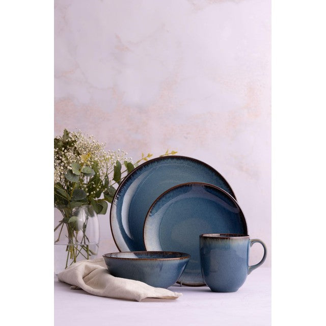 Rayware Mason Cash Reactive Blue dinner plate 26.5cm, imported from the UK