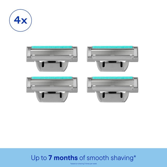 Harry's Plus razor blade cartridges 4s (British brand)
