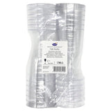 Duni transparent plastic wine glasses 150ml (British brand)