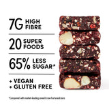 Indi Gut Bar Berry and Nut high fibre snack 35g, imported from the UK