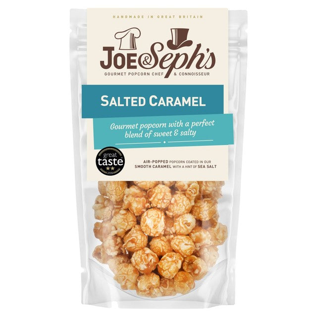 Joe & Seph's salted caramel popcorn 70g, UK version