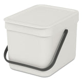 Brabantia Sort Go waste bin light grey 6L British product