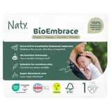 Naty BioEmbrace nappies Size 1 (2-5kg), imported from the UK