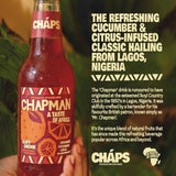Chaps Premium Chapman Fruit Punch bottle, UK version