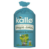 Kallo Spinach & Pesto Veggie Cakes 122g box, UK version
