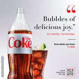 Coca-Cola Diet Coke Extra Free Cola Bottle 1500ml - British product
