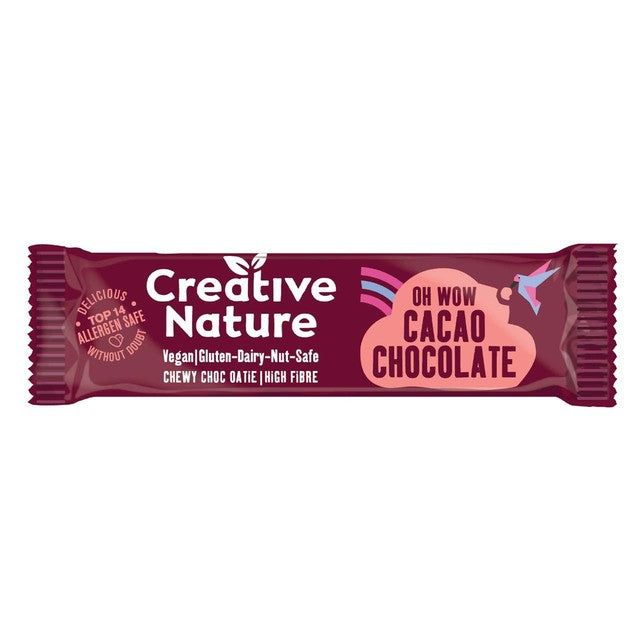 Creative Nature Oh Wow Cacao Chocolate Cereal Bar 38g - British product