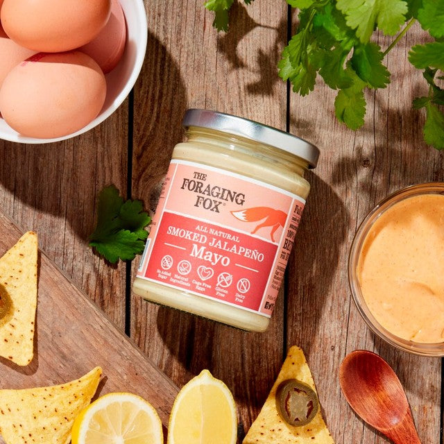 The Foraging Fox Smoked Jalapeno Mayonnaise 240g (British brand)