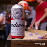 Budweiser lager beer cans 10 x 440ml - British product