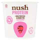 Nush Raspberry almond yoghurt 350g, imported from the UK