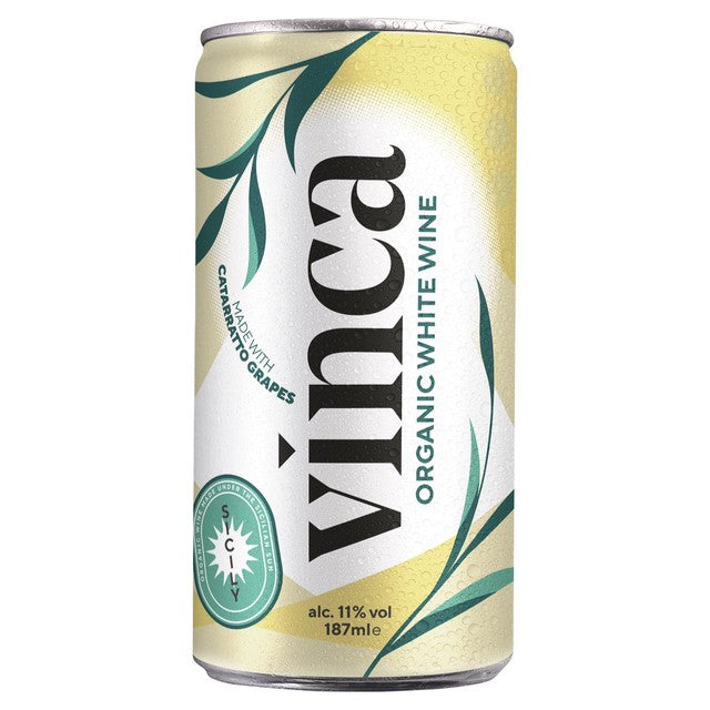 Vinca Organic White Wine 187ml can (British brand)