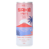 M&S Lychee Sake Spritz 250ml, imported from the UK