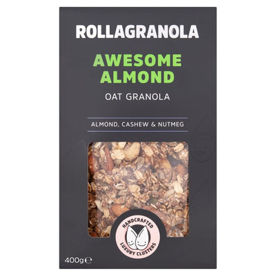 Rollagranola Fantastisk Mandel Havre Granola Glutenfri Vegansk Frokost 400g