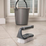 Addis Metallic Graphite floor scrub brush - British product