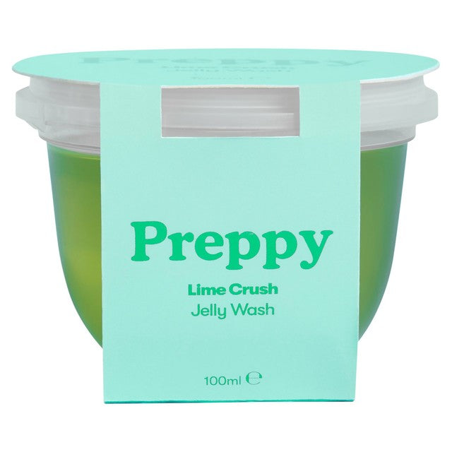 Preppy Jelly Wash Lime Crush 100ml, imported from the UK