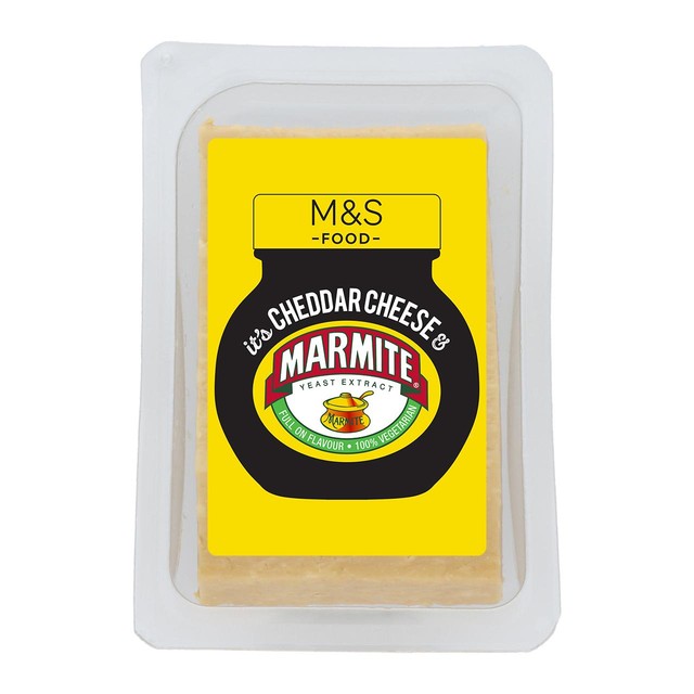 M&S Marmite Cheddar cheese 200g, imported from the UK