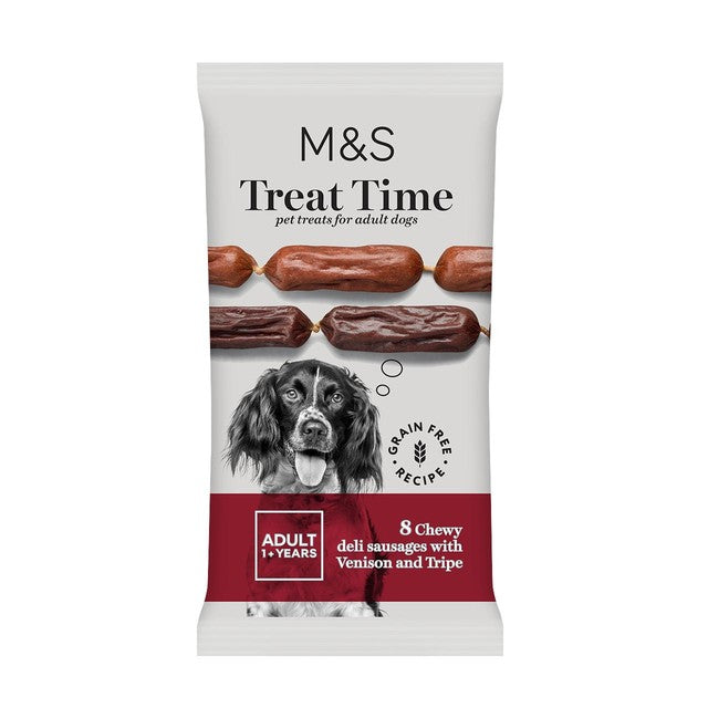 M&S dog treats venison tripe 60g, imported from the UK