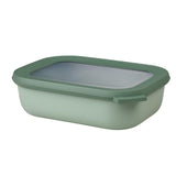 Mepal Cirqula rectangular storage container Nordic Sage 1000ml, imported from the UK