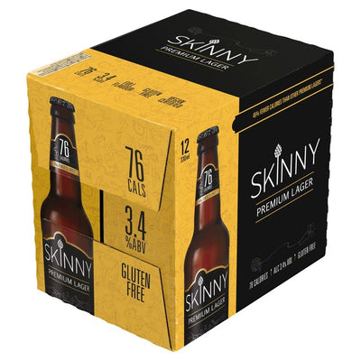 M&S SkinnyBrands Premium Lager Full Flavour 12 x 330ml- Buy online at McGrocer