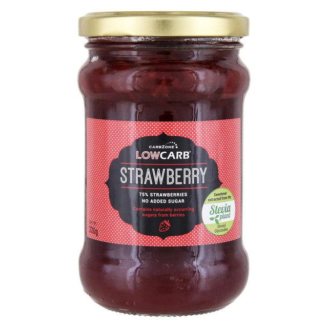 Carbzone Low Carb Strawberry Jam 320g - British product