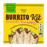 M&S burrito kit 625g, imported from the UK