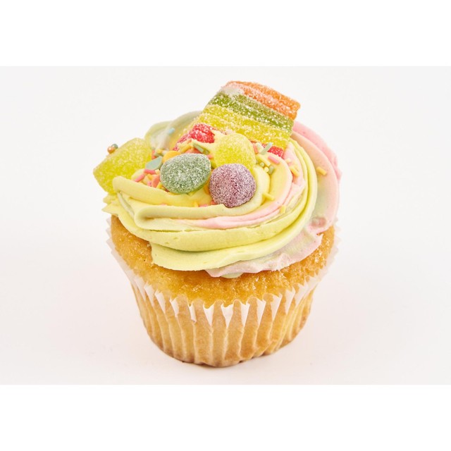 Lola's Cupcakes rainbow box of 4 cupcakes (British brand)