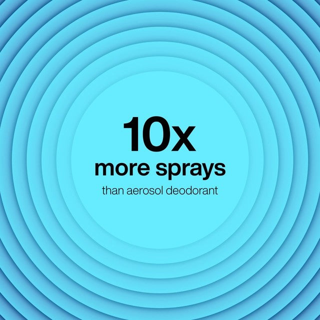 INEOS antiperspirant deodorant mist Sea Salt and Blue Lotus 200ml, UK version