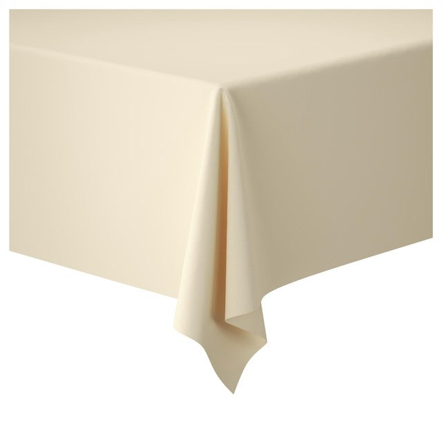 Duni Dunisilk cream table cover 138x200cm - British product