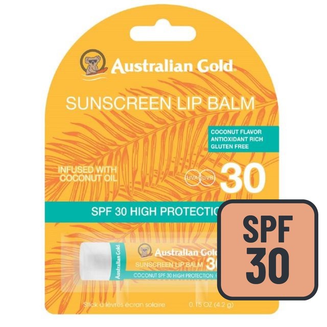 Australian Gold lip balm Coconut 4.2g - British product